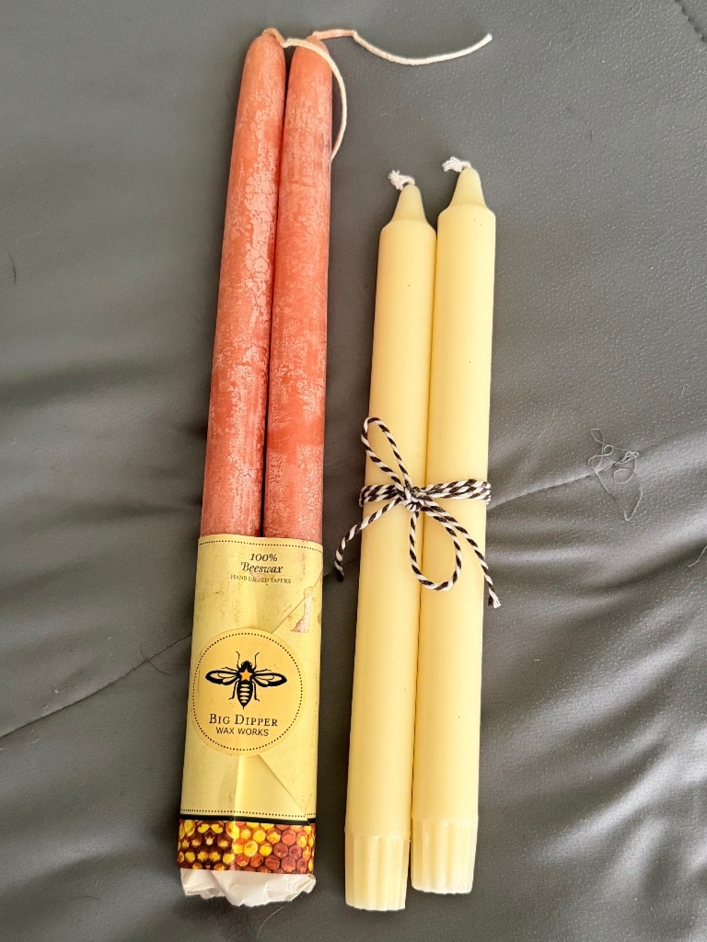 2 Sets of Unscented Pillar Candles